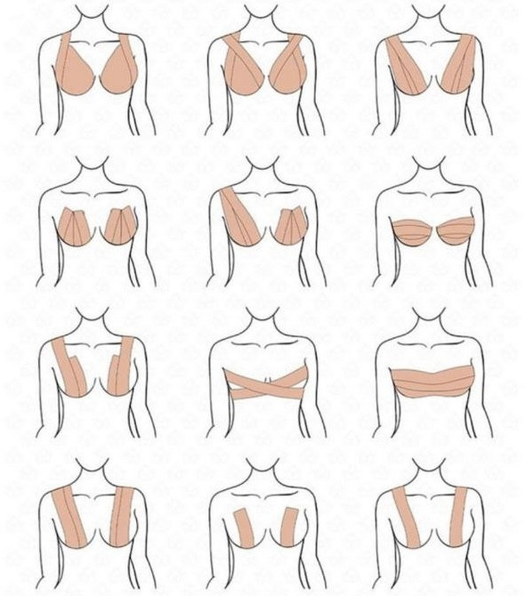 چسب لیفت باعث لیفت سینه و خوش فرمی