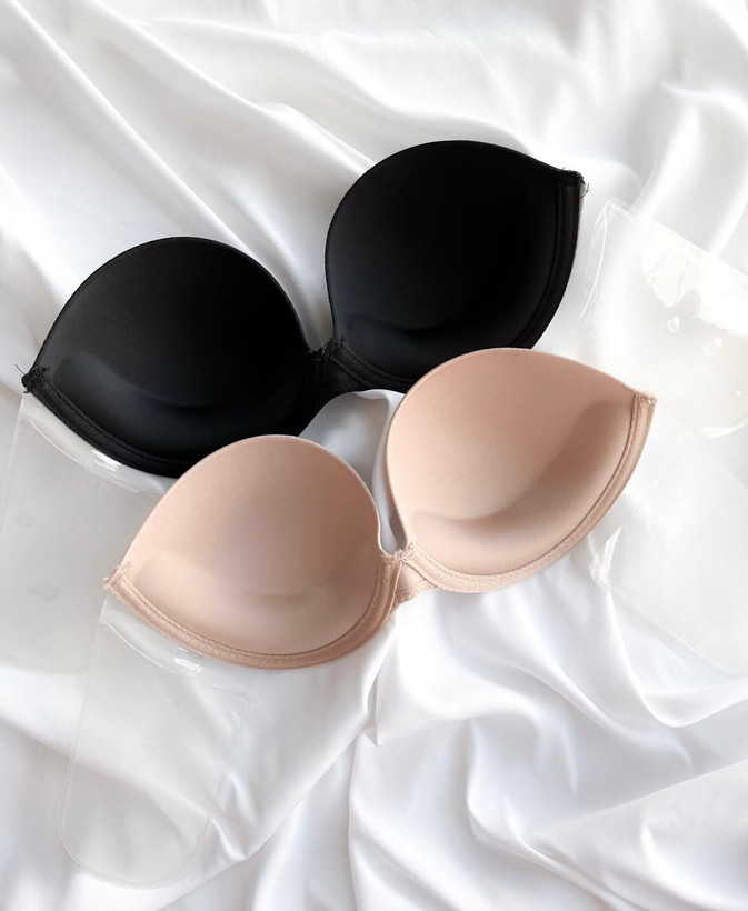 سوتین جک دار سوتین فنردار چسبی دکلته