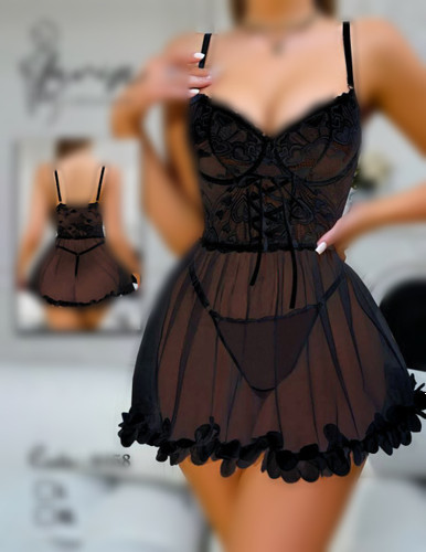 لباس خواب توری وارداتی زنانه