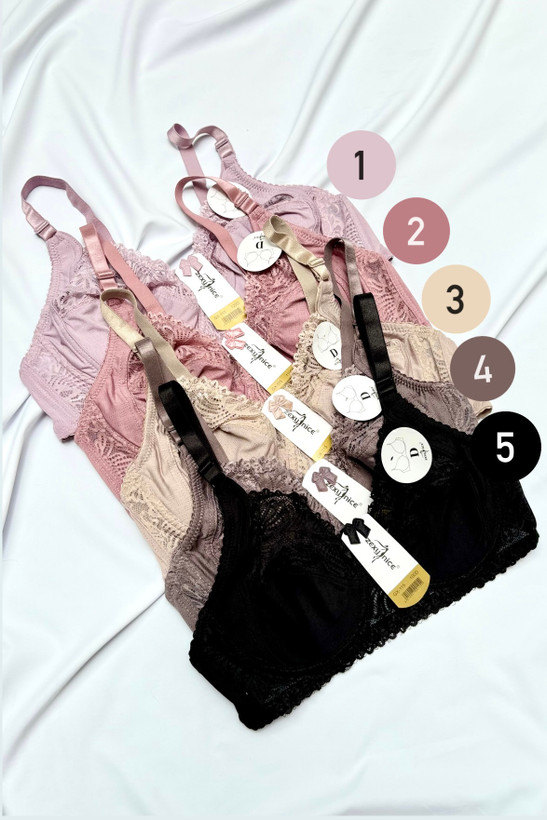 سوتین سایز بزرگ نخ و دانتل سایز بزرگ کاپ دی D