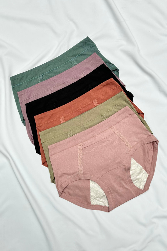 شورت پریودی نخی جیب دار