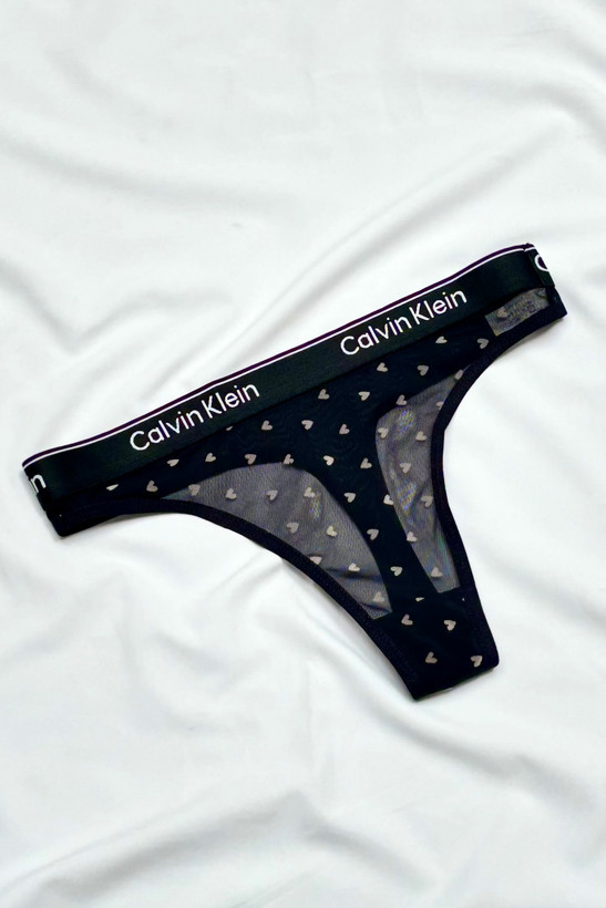 شورت لامبادا کلوین کلاین توری مشکی مخمل