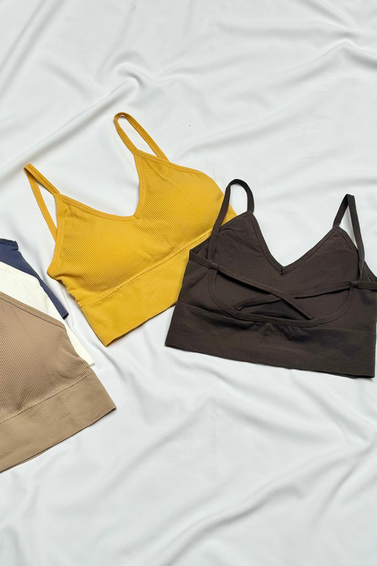 نیمتنه وارداتی اسپرت نخی بدون فنر و کاپ متحرک دار