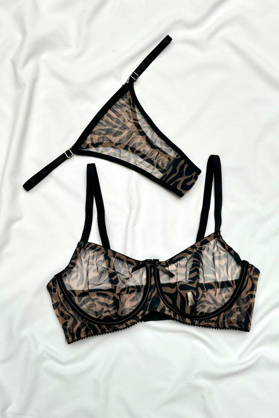 ست سوتین شورت توری فانتزی و شیک