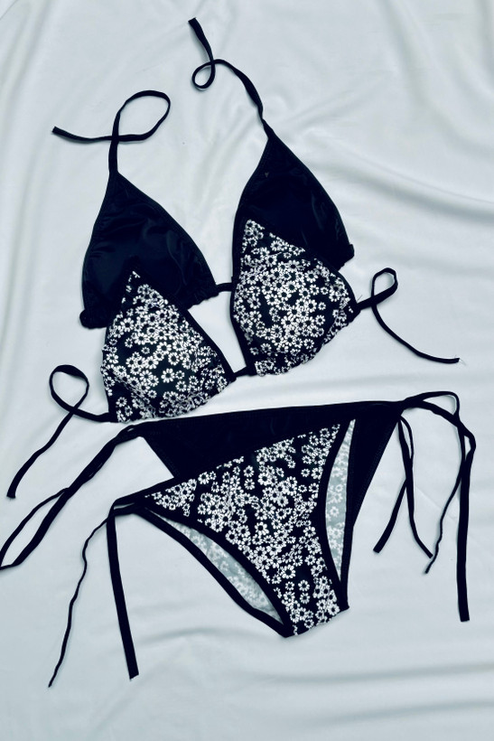 بیکینی ساده رنگی ضدکلر سولار