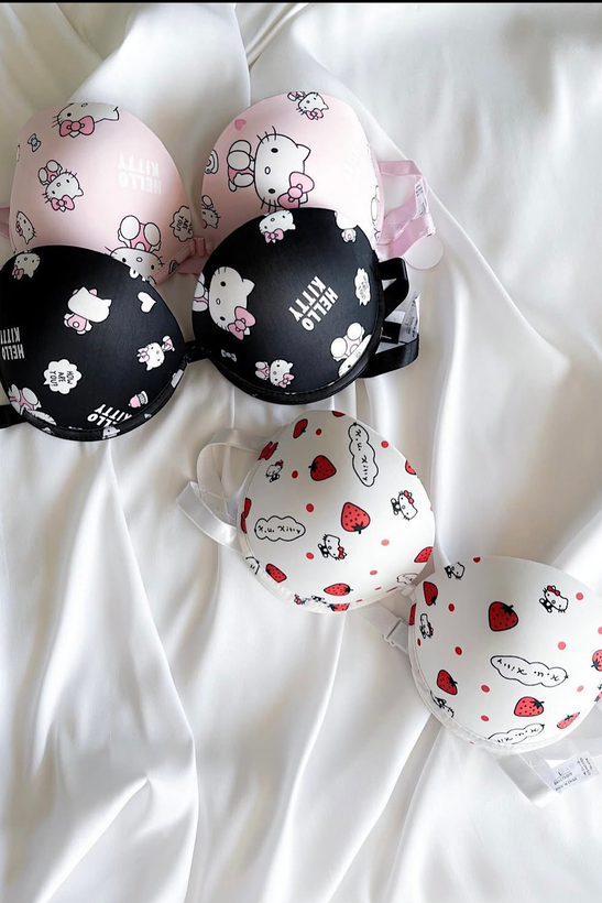 سوتین کیتی توت فرنگی جلو بازشو لیزری