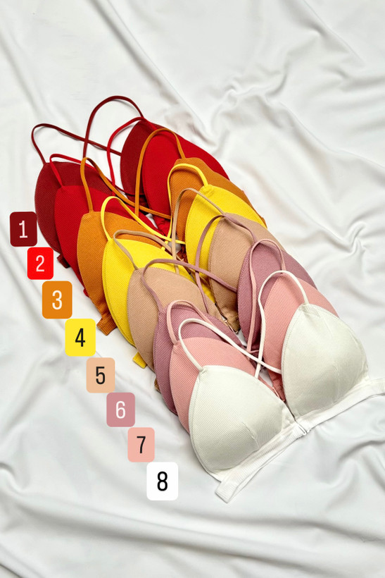 سوتین رنگی تابستونه جلو بازشو