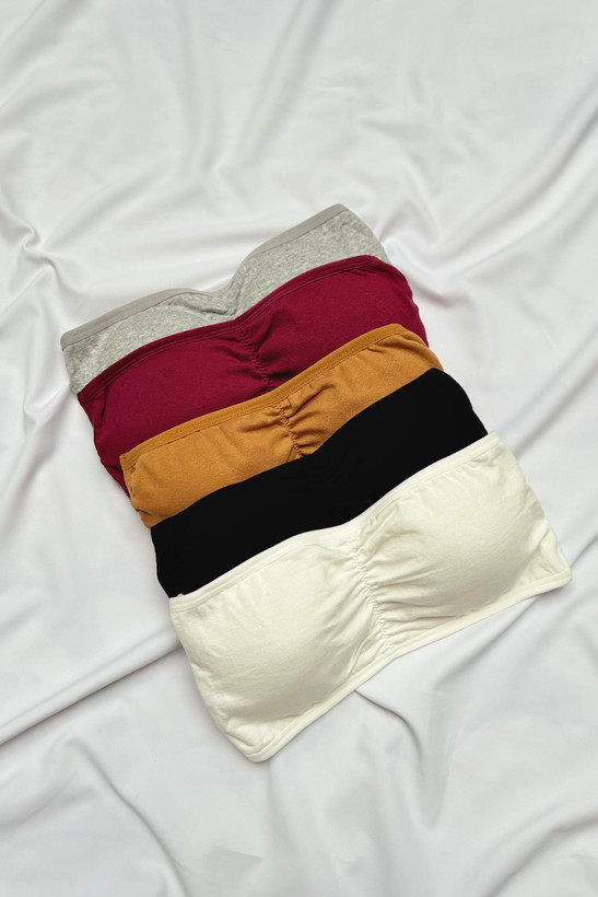 نیمتنه دکلته نخی پشت بندی