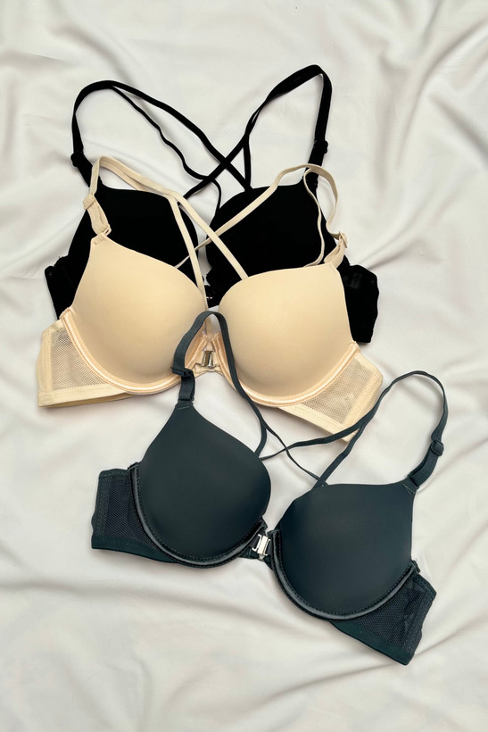 سوتین جلو بازشو اسفنجی