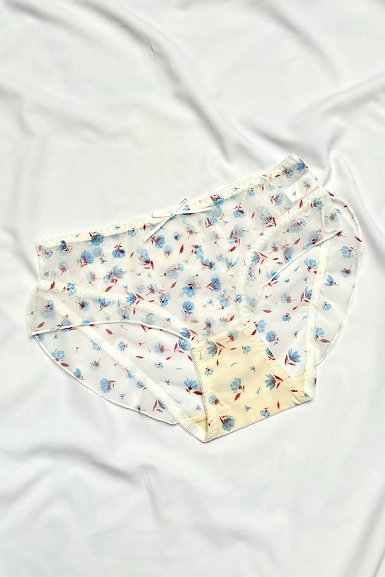 شورت توری گل گلی