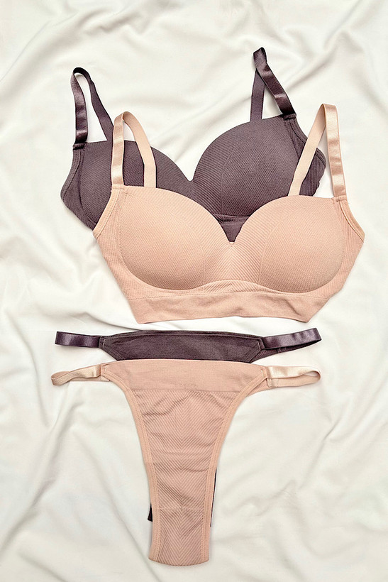 ست سوتین شورت بکلس کبریتی اروپایی