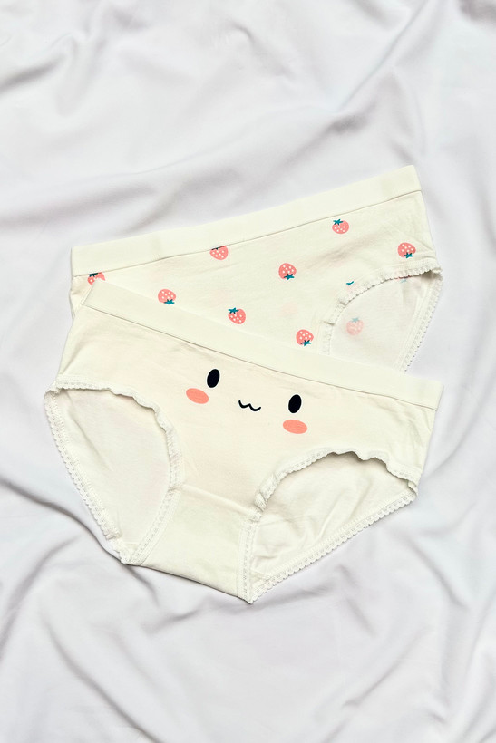 شورت عروسکی دخترانه نخی خرگوشی آبی