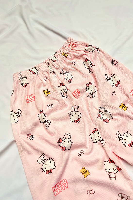 شلوار دخترونه صورتی وارداتی کیتی