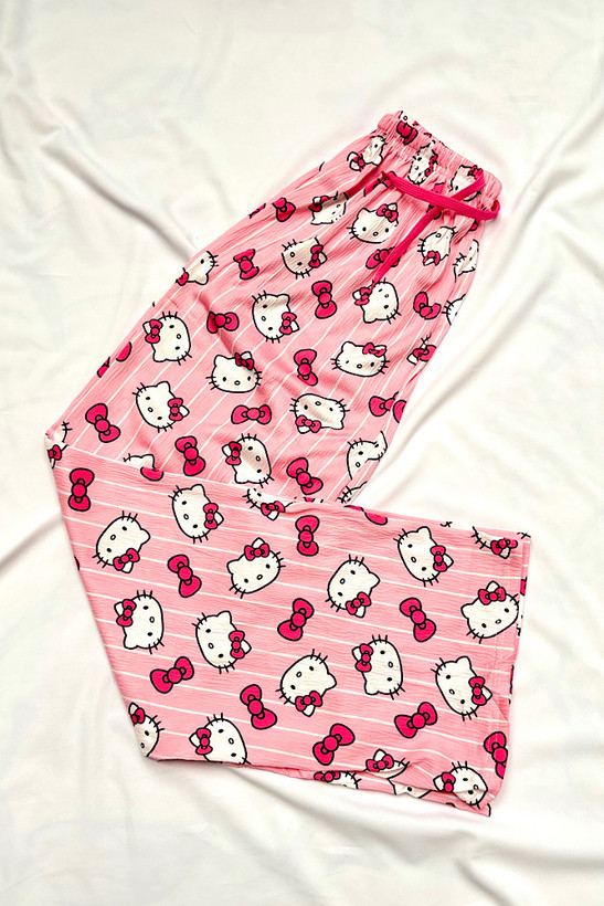 پیژامه راحتی کیوت کتی صورتی