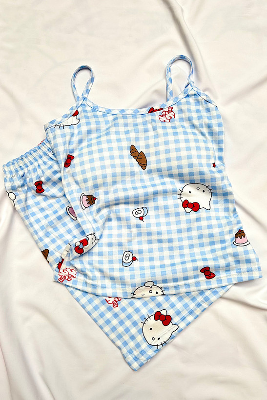 ست راحتی لبلس خواب کیتی دخترونه