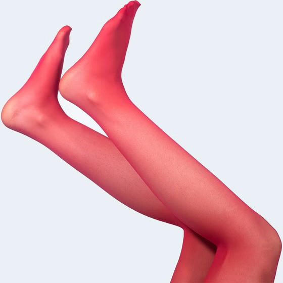 جوراب شلپاری شیشه ای قرمز