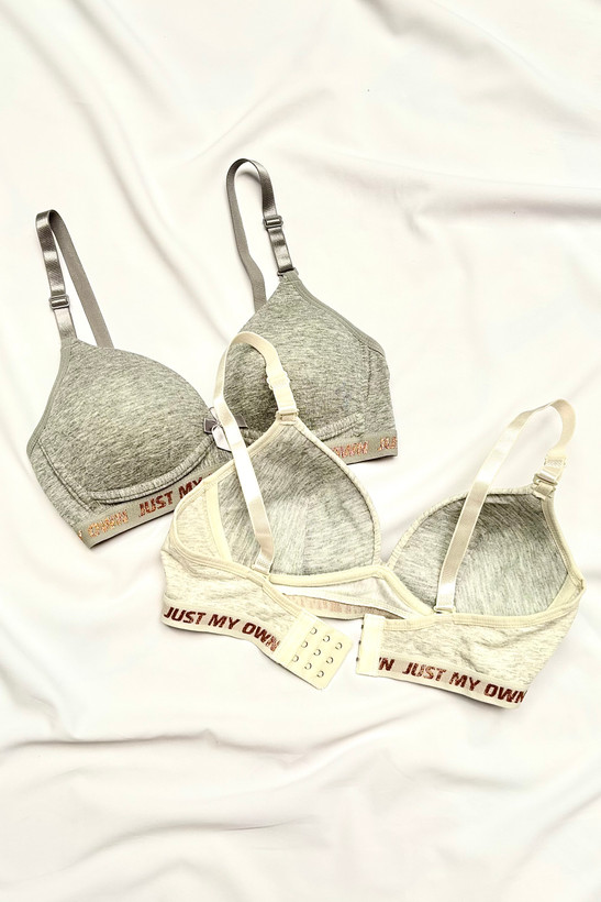 سوتین اسپورت نخی اسفنجی بدون فنر و جک