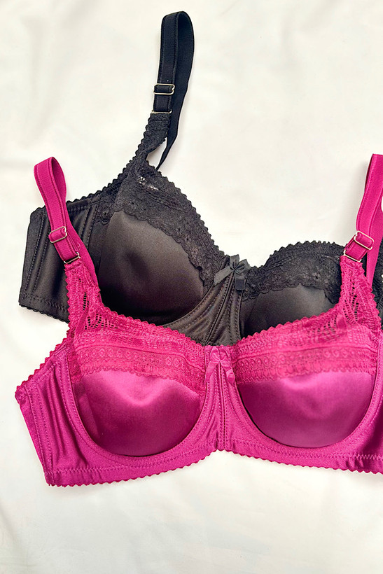 سوتین وارداتی با کیفیت نخی و ساتن زنانه