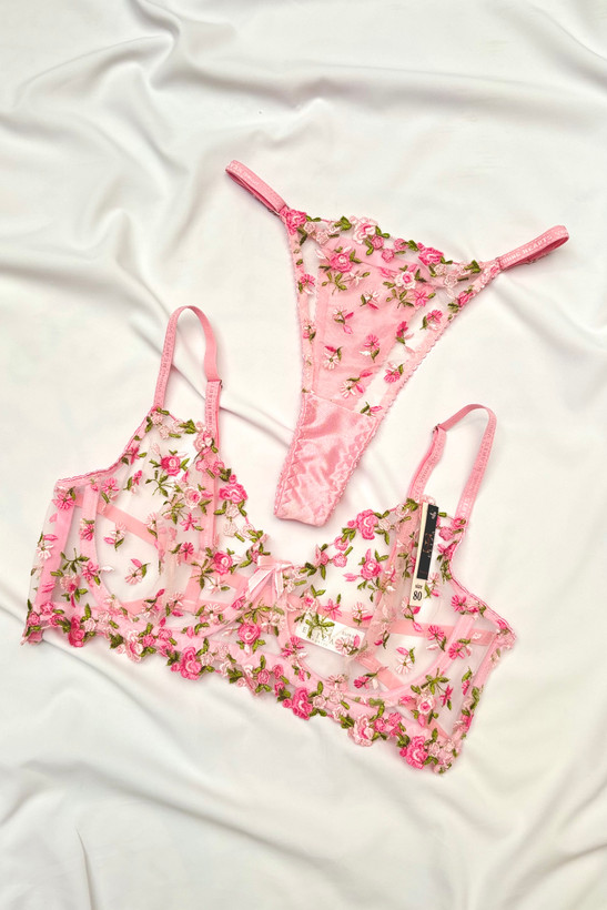 ست ترک گل دار توری و گیپور