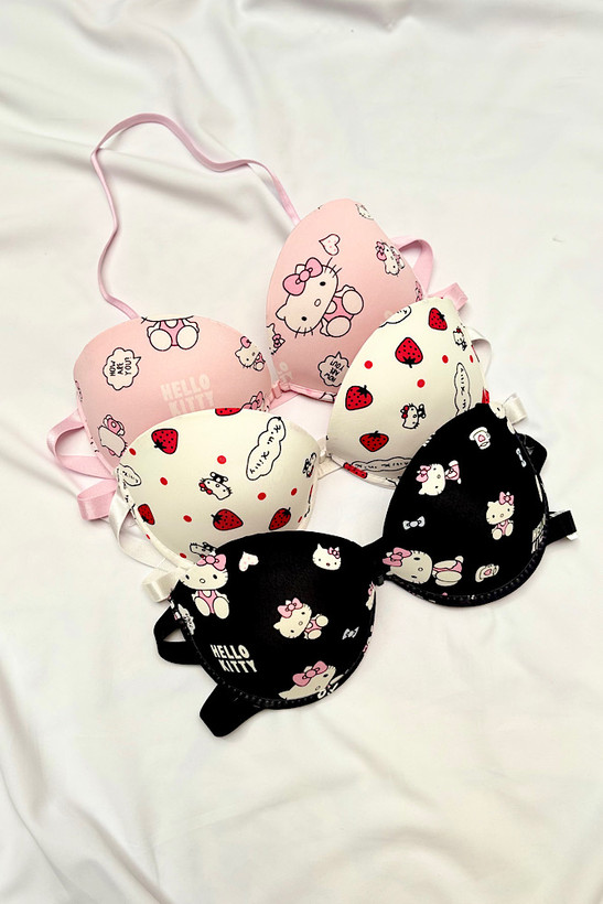 ست دکلته کیتی جکدار و فنردار اسفنجی