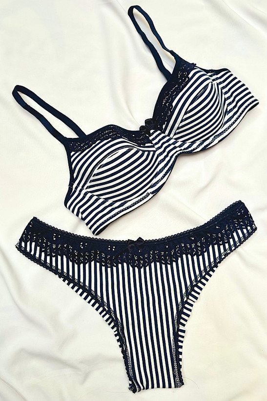 شرت و سوتین ست تمام نخی ترک