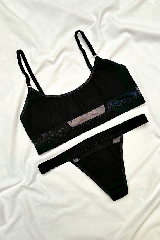 ست نخی شرت و سوتین وارداتی اسپورت