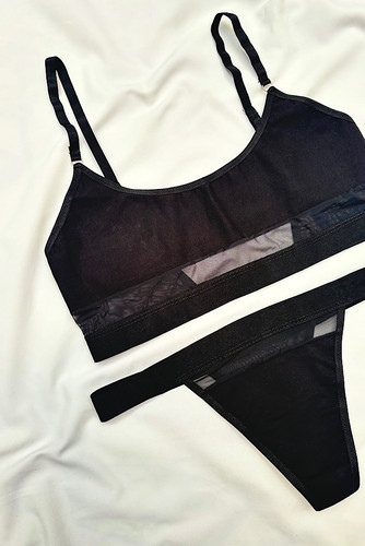 ست سوتین شورت نخی بدون کاپ زنانه