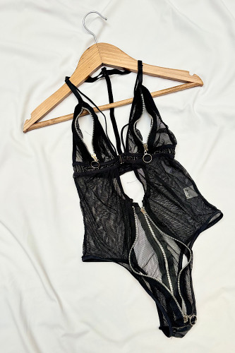 بادی فانتزی زیپ دار زنبوری