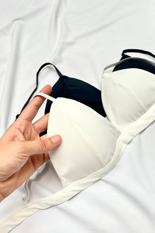 سوتین وارداتی کاپ مثلثی بدون جک و فنر