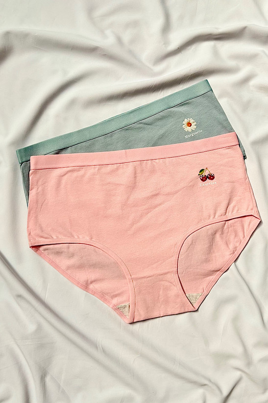 شورت زنانه نخ پنبه و ضد حساسیت خیلی بزرگ طرح دار