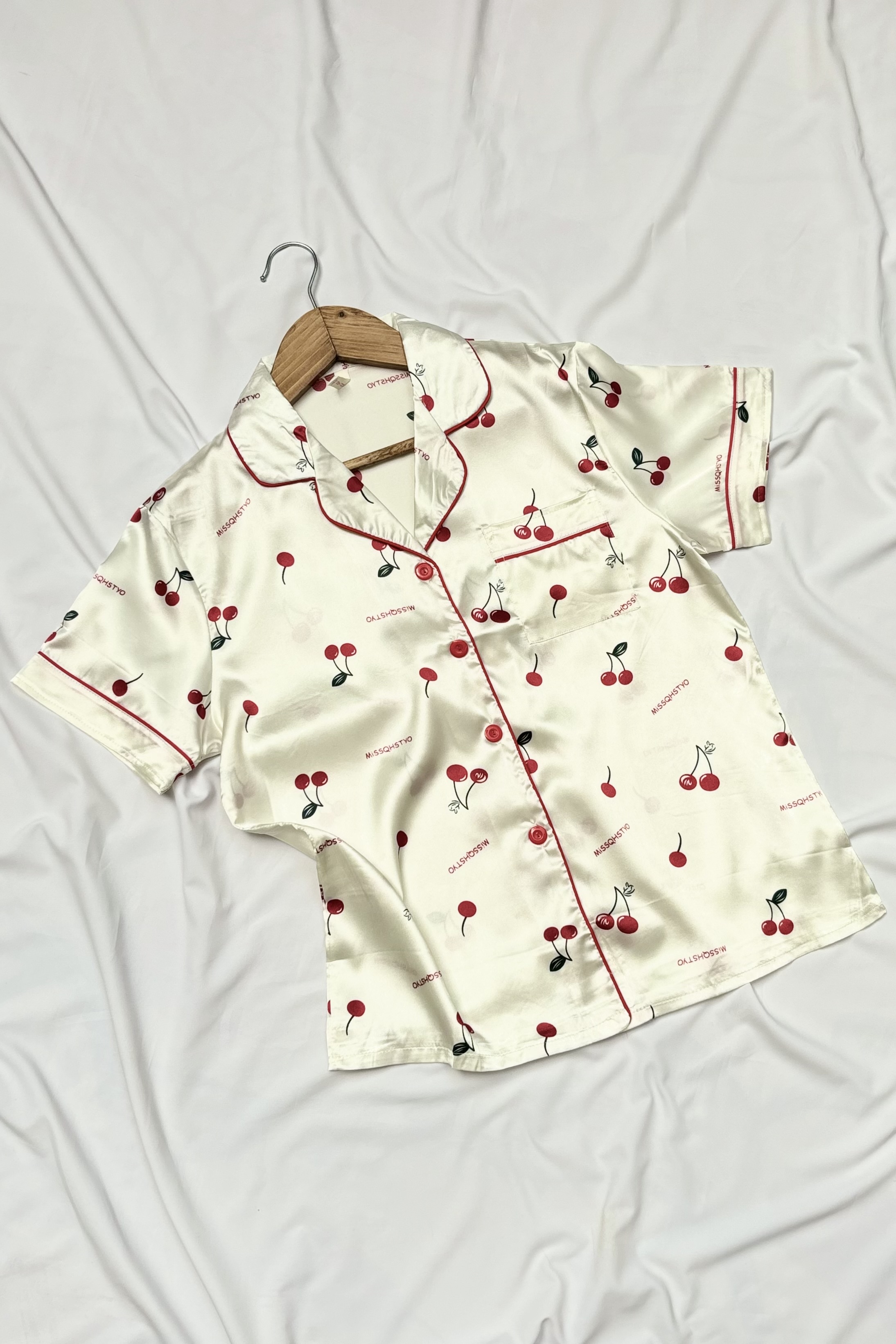 بلوز شلوار ست ساتن راحتی دخترونه