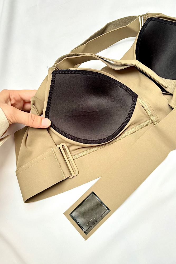 نیم تنه حرفه ای زنانه کاپ دار چسب دار