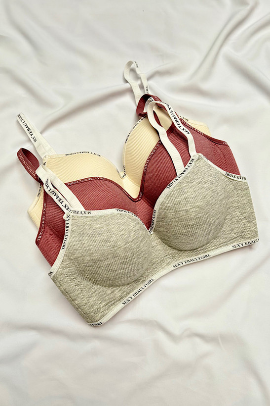 سوتین اسپورت کبریتی بدون فنر دخترانه