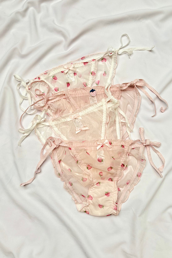 شورت زنانه توری بغل گره ای