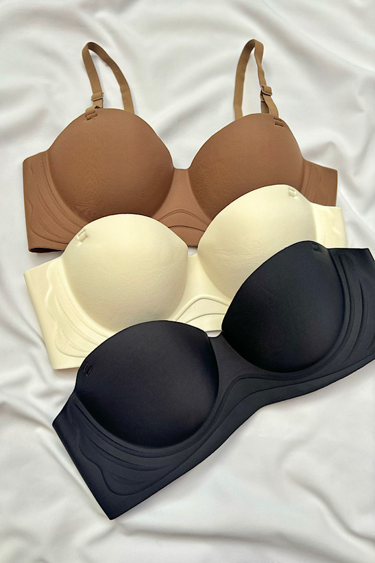 سوتین اسفنجی جکدار بدون فنر زنانه