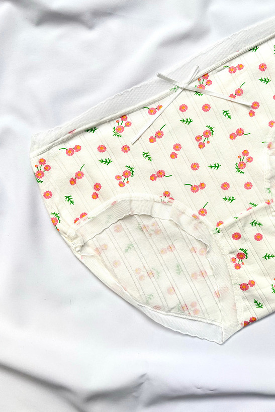 شورت نخی زنانه طرح دار کیثت