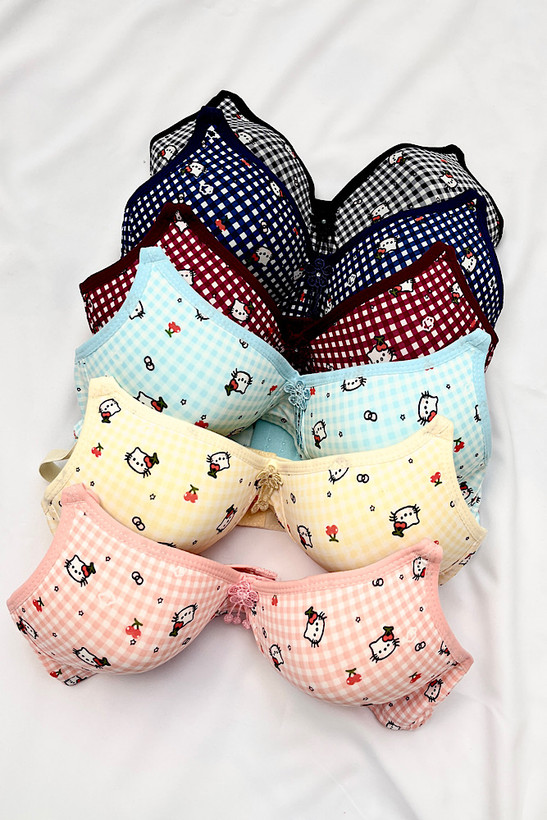 سوتین فانتزی اسفنجی بدون فنر