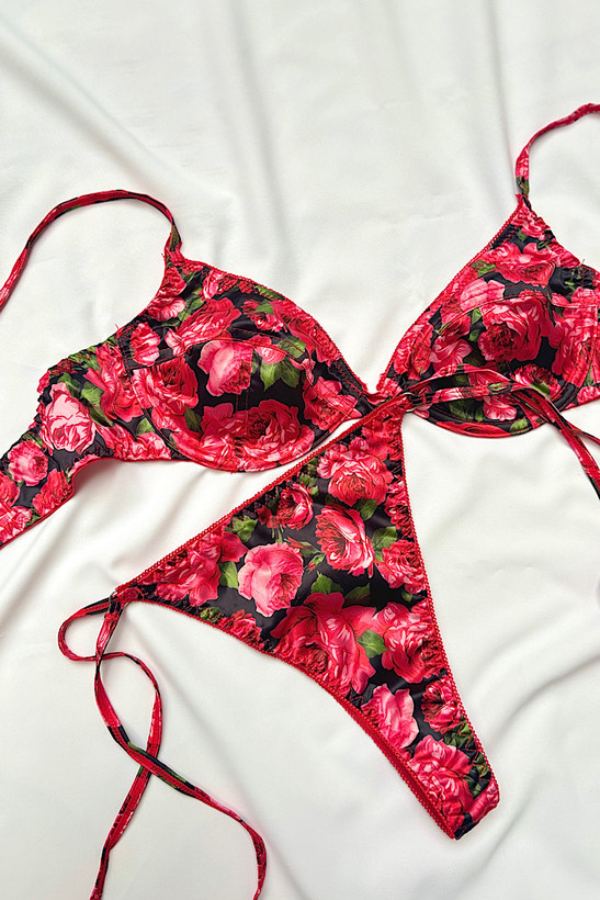 ست شرت و سوتین ست زنانه فنردار