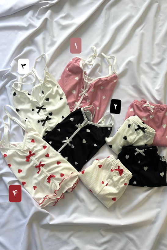 ست کراپ و شورتک نخی وارداتی