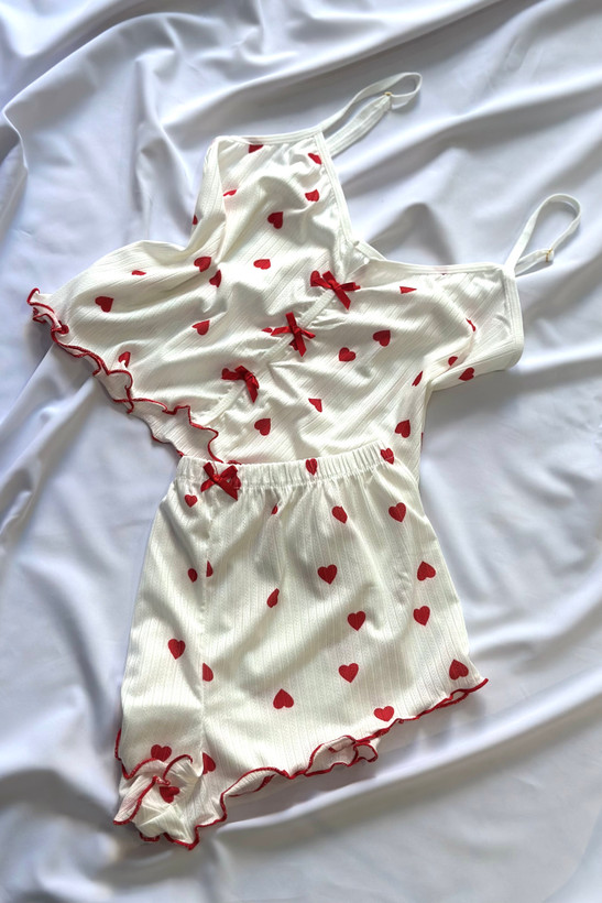 ست نخی تاپ وشورتک