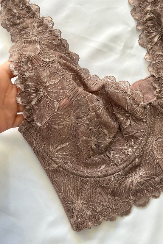 سوتین برالت دانتل زنانه فنر دار