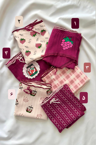 شورت طرح دار عروسکی سایز بزرگ زنانه