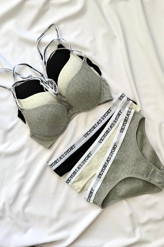 شرت و سوتین جلوبازشو زنانه نخی کبریتی