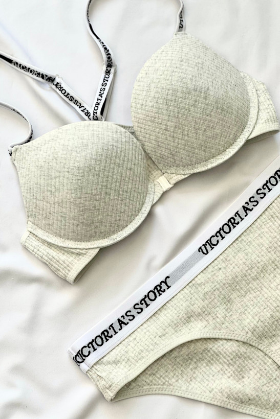 ست شرت و سوتین اسفنجی جلو بازشو