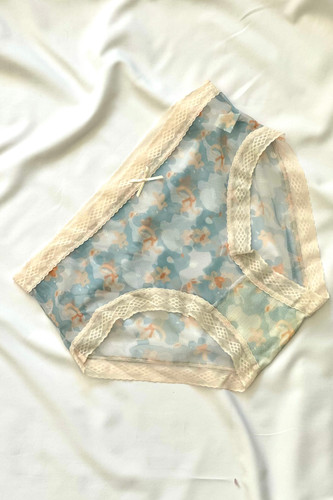 شورت اسلیپ توری فانتزی طرح دار وارداتی