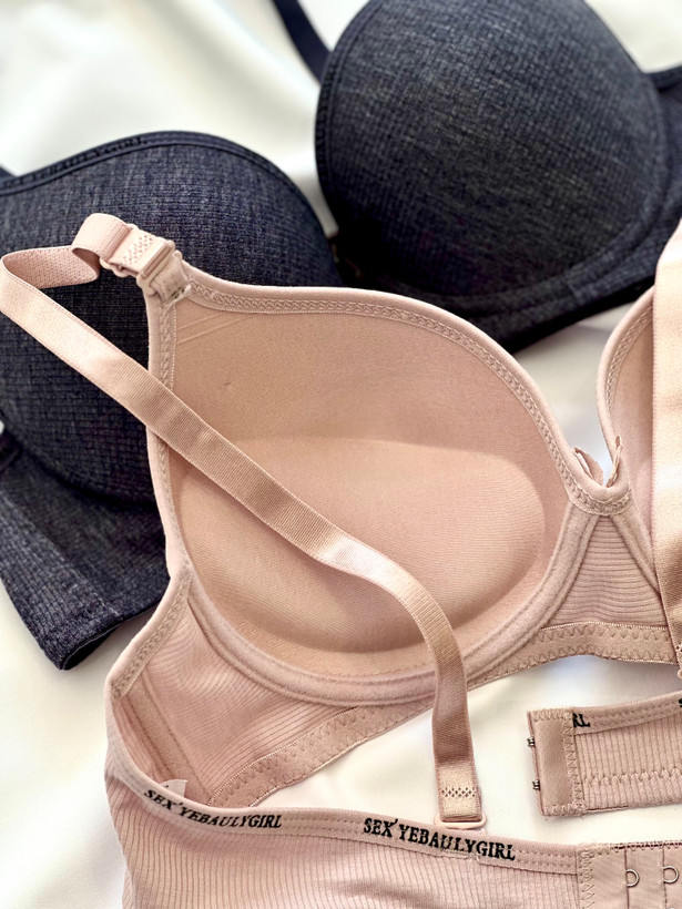 سوتین فنردار نخی کبریتی وارداتی زنانه